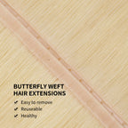 YiliteVip (#613) Bleach Blonde Butterfly Weft Hair Extensions