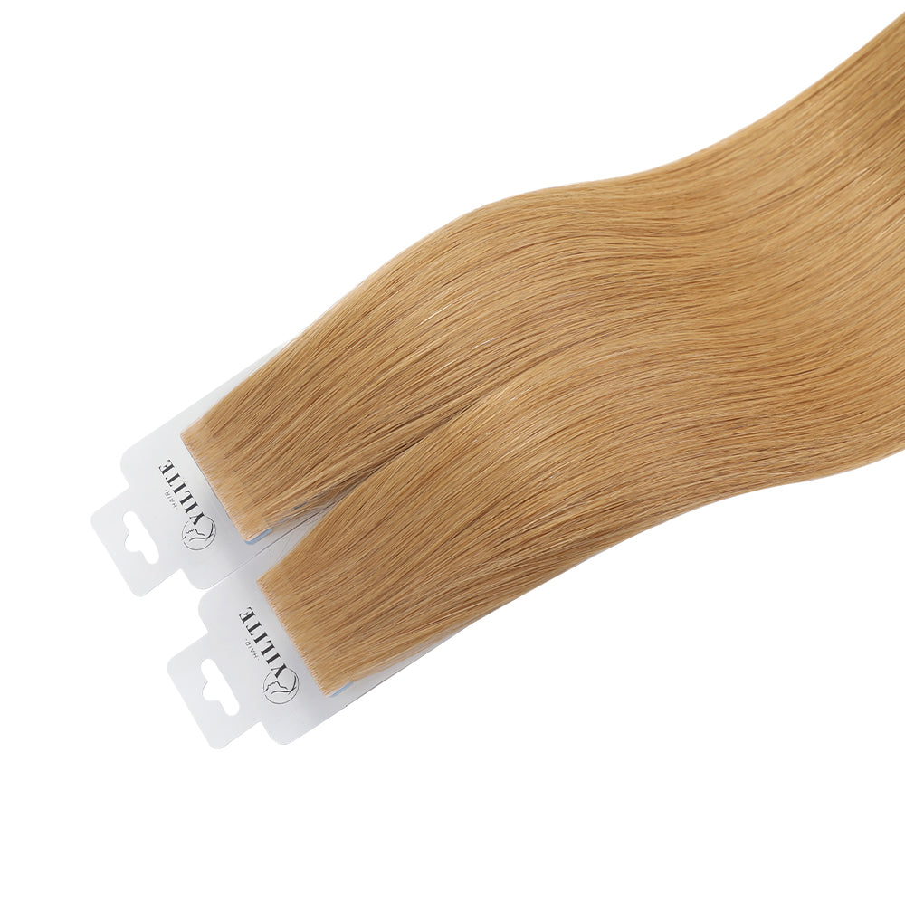 YiliteVip (#27) Strawberry Blonde Invisible Tape In Extensions 20Pcs