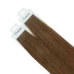 YiliteVip (#6) Chestnut Brown Invisible Tape In Extensions 20Pcs