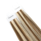YiliteVip (#P6/613) Chestnut Brown Balayage Invisible Tape In Extensions 20Pcs