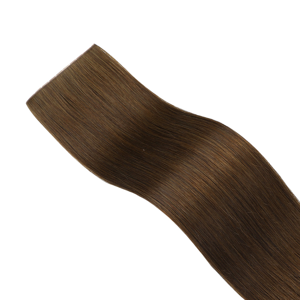 YiliteVip (#4) Chocolate Brown Butterfly Weft Hair Extensions