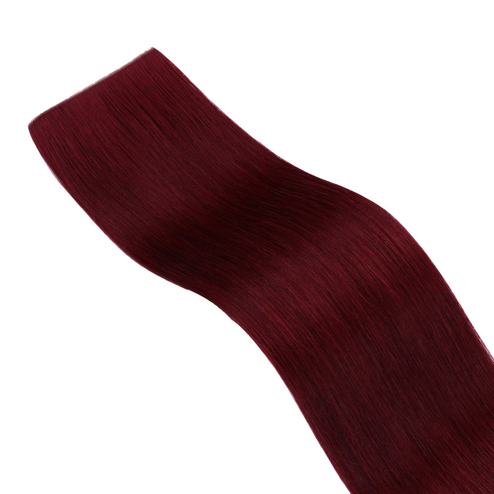 YiliteVip (#99J) Burgundy Butterfly Weft Hair Extensions