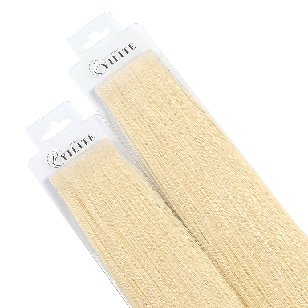 YiliteVip (#613) Bleach Blonde Invisible Tape In Extensions 20Pcs