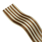 YiliteVip (#P8/60) Light Brown with Blonde Balayage Butterfly Weft Hair Extensions
