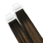 YiliteVip (#P1B/6/T1B) Natural Black Balayage Invisible Tape In Extensions 20Pcs