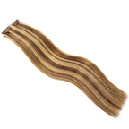 YiliteVip (#P4/27) Caramel Blonde Balayage Seamless Clip Ins 7Pcs