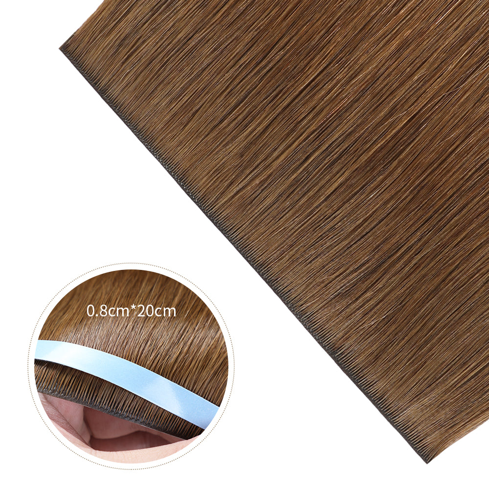 YiliteVip (#6) Chestnut Brown Tape Weft Hair Extensions