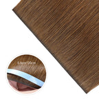 YiliteVip (#6) Chestnut Brown Tape Weft Hair Extensions
