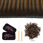 YiliteVip (#P2/6/T2) Darkest Brown Balayage Butterfly Weft Hair Extensions