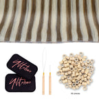 YiliteVip (#P6/613) Chestnut Brown Balayage Butterfly Weft Hair Extensions