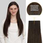 YiliteVip (#2) Darkest Brown Invisible Tape In Extensions 20Pcs