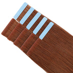 YiliteVip (#33) Dark Auburn Invisible Tape In Extensions 20Pcs