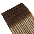 YiliteVip (#P6/613/T4) Brown to Blonde Balayage Tape Weft Hair Extensions