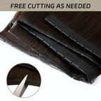 YiliteVip (#2) Darkest Brown Butterfly Weft Hair Extensions