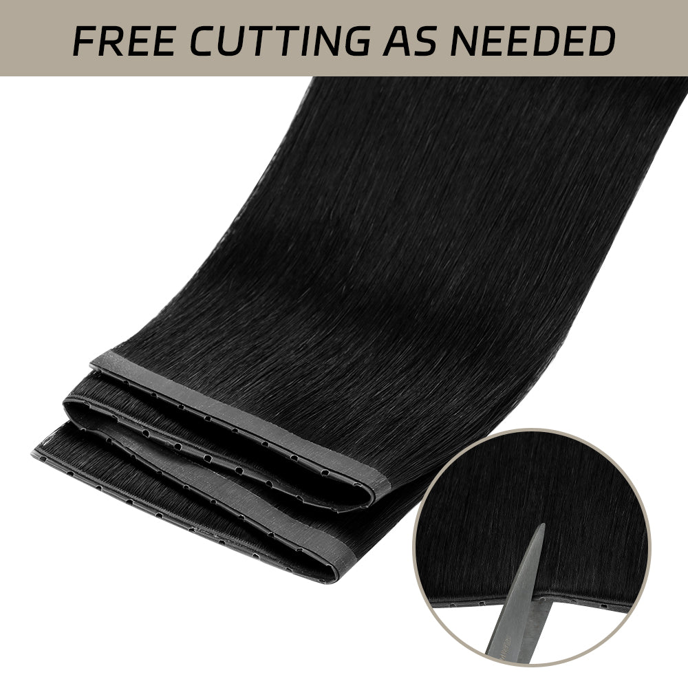 YiliteVip (#1) Jet Black Butterfly Weft Hair Extensions