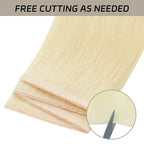 YiliteVip (#60) Platinum Blonde Butterfly Weft Hair Extensions