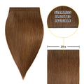 YiliteVip (#6) Chestnut Brown Tape Weft Hair Extensions