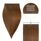 YiliteVip (#6) Chestnut Brown Tape Weft Hair Extensions