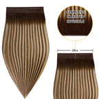 (#P6/613/T4) Brown to Blonde Balayage Tape Weft Hair Extensions