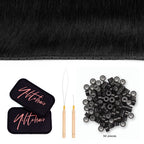 YiliteVip (#1) Jet Black Butterfly Weft Hair Extensions