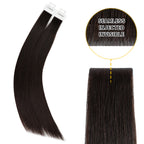 YiliteVip (#1B) Natural Black Invisible Tape In Extensions 20Pcs