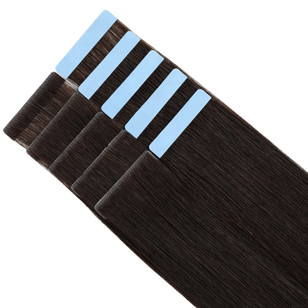 YiliteVip (#1B) Natural Black Invisible Tape In Extensions 20Pcs