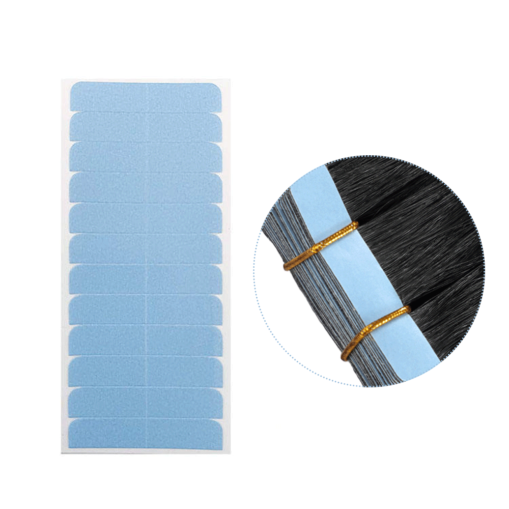 YiliteVip Replacement Tape for Hair Extensions Blue Tape