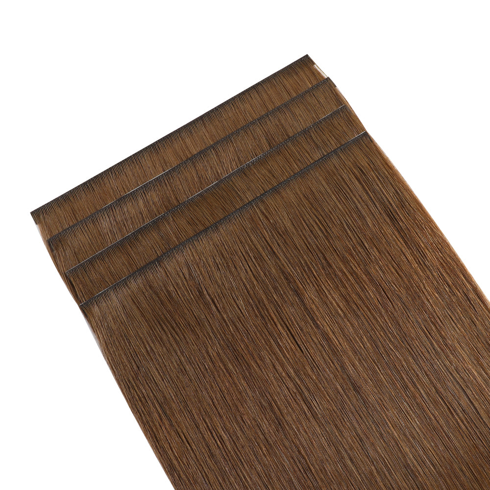 YiliteVip (#6) Chestnut Brown Tape Weft Hair Extensions