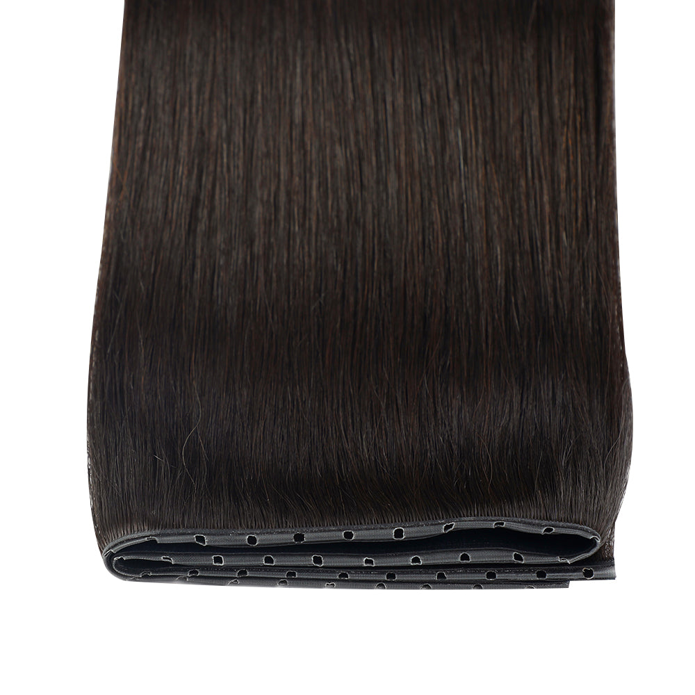 YiliteVip (#1B) Natural Black Butterfly Weft Hair Extensions