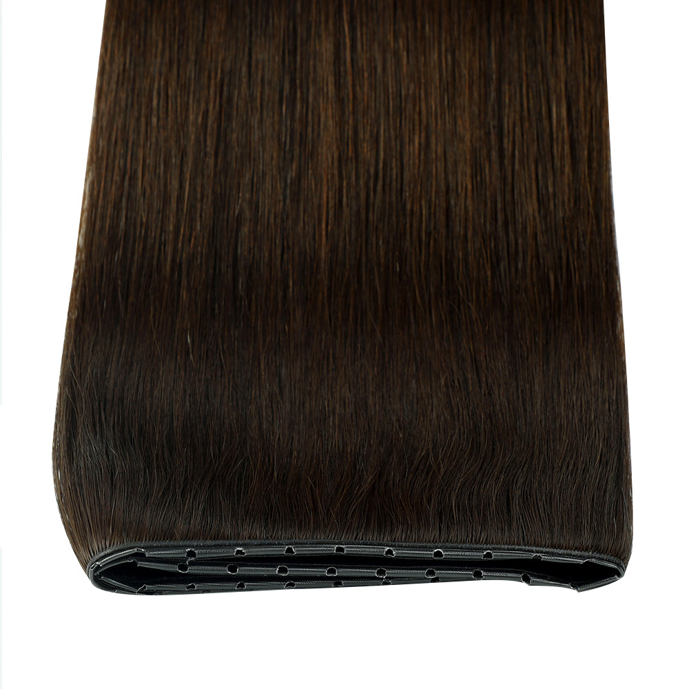 YiliteVip (#2) Darkest Brown Butterfly Weft Hair Extensions