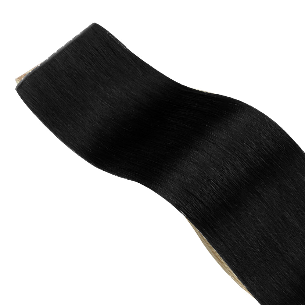 YiliteVip (#1) Jet Black Butterfly Weft Hair Extensions