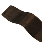 YiliteVip (#2) Darkest Brown Butterfly Weft Hair Extensions