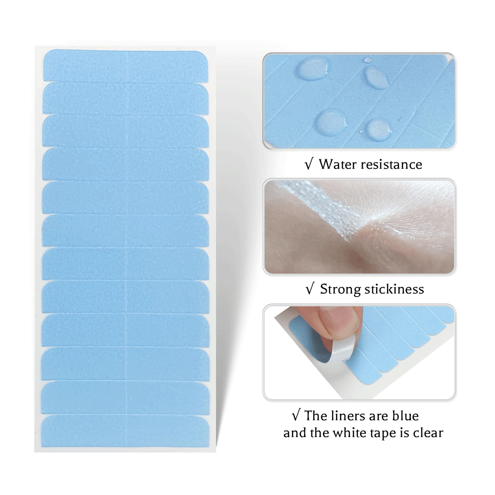 YiliteVip Replacement Tape for Hair Extensions Blue Tape