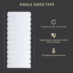 YiliteVip Single Sided Invisible Replacement Tape for Tape In Hair Extensions