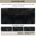 Details About the Flexible Hook Design in (#1) and Replacement Wires in Various Sizes (S, M, L, XL)
