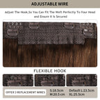 Details About the Flexible Hook Design in (#4) and Replacement Wires in Various Sizes (S, M, L, XL)
