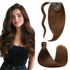 YiliteVip (#4) Chocolate Brown Wrap Around Ponytail Extensions