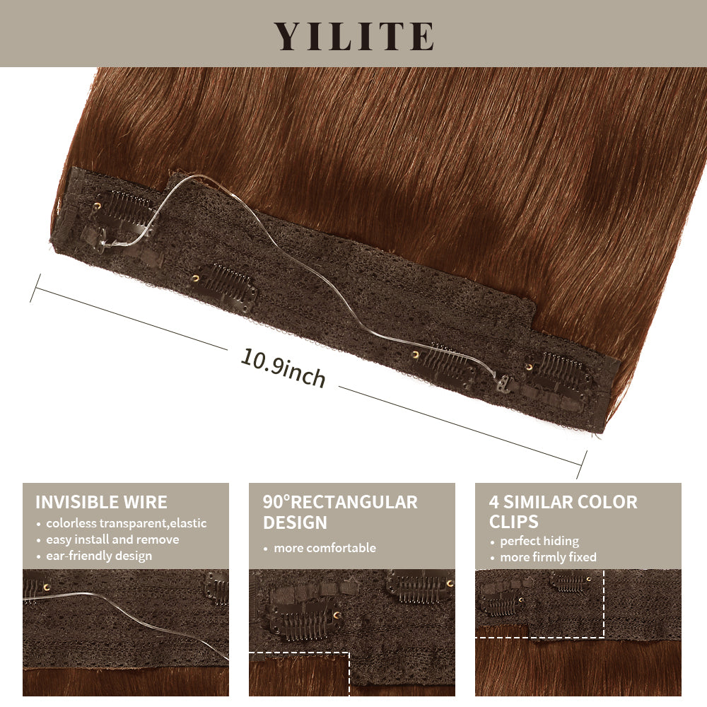 Details of (#6) Wire Extensions: Invisible Wire, 90° Rectangular Design, and 4 Clips  