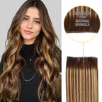 Model Showcasing (#P4/27/T4) Genius Wefts, Handmade, Thin, and Natural