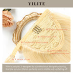 Close-Up Showing Details of (#613) Bleach Blonde Wrap Around Ponytail Extension