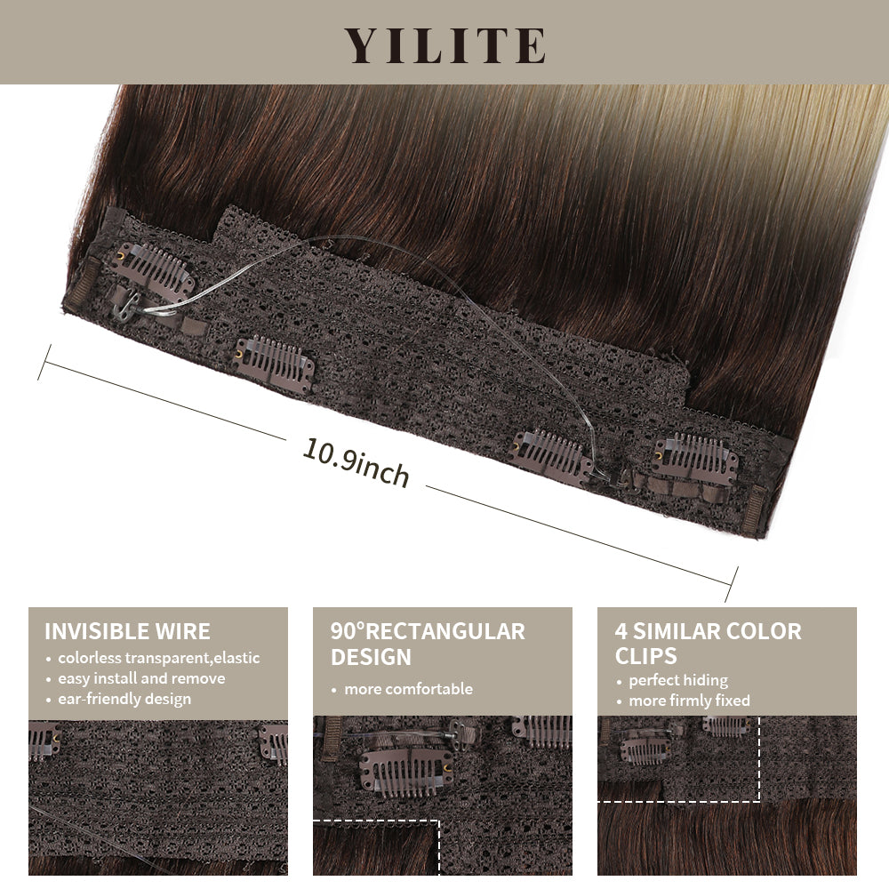 Details of (#T2/60) Wire Extensions: Invisible Wire, 90° Rectangular Design, and 4 Clips 