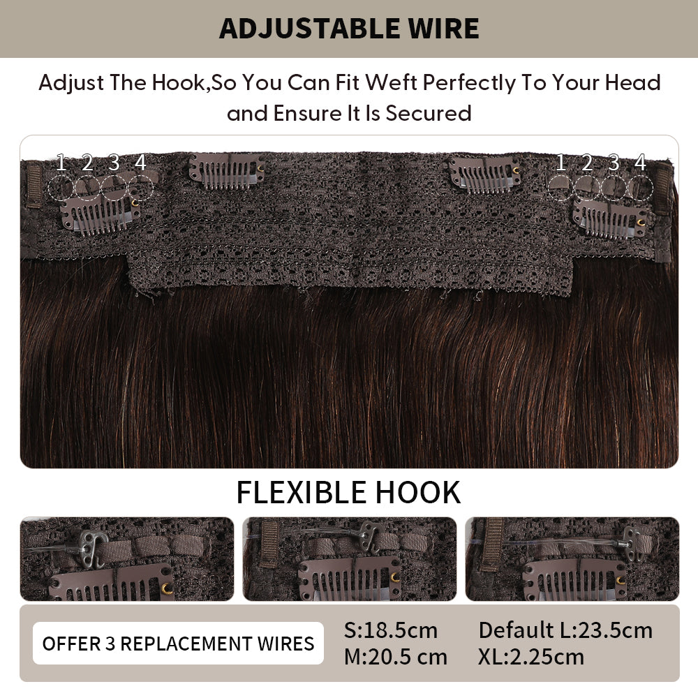 Details About the Flexible Hook Design in (#T2/60) and Replacement Wires in Sizes (S, M, L, XL)